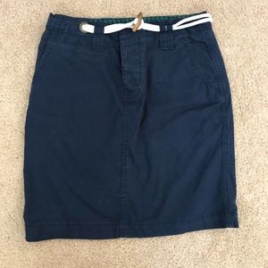Anthropologie Navy Skirt